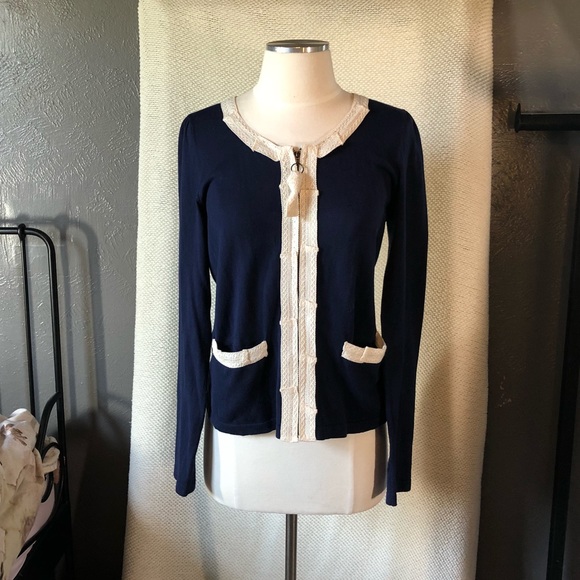 Anthropologie Sweaters - ⚡️SALE HWR Monogram Anthropologie Cardigan Sweater